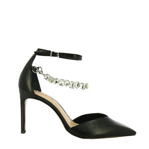 Schutz Black Aleah Leather Heel Pump NEW Size 10 B